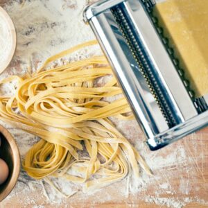 fresh pasta and pasta machine